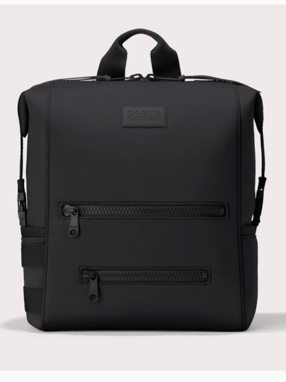 Dagne Dover Black Neoprene  Backpack